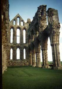 Whitby Abbey from the inside looking out - by Uncle Nemesis