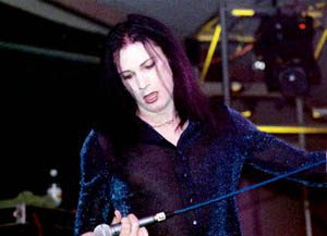 Phill White of The Narcissus Pool at Whitby, November 1999. Photo by Olga K.