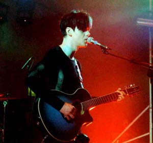 Ronny of Clan Of Xymox at Whitby, November 2000. Photo by Olga K.