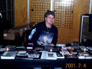 Michael Johnson at the StarVox table