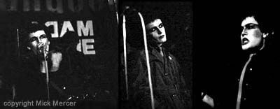 Adam Ant at the Marquee - 1978 by Mick Mercer